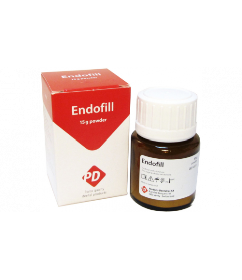 Endofill, матеріал для пломбування кореневих каналів з дексометазоном, 15г Endofill, матеріал для пломбування кореневих каналів з дексометазоном, 15г