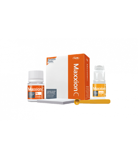 Maxxion C, склоіономерний цемент для фіксації, порошок 15г, рідина 10г Maxxion C, склоіономерний цемент для фіксації, порошок 15г, рідина 10г